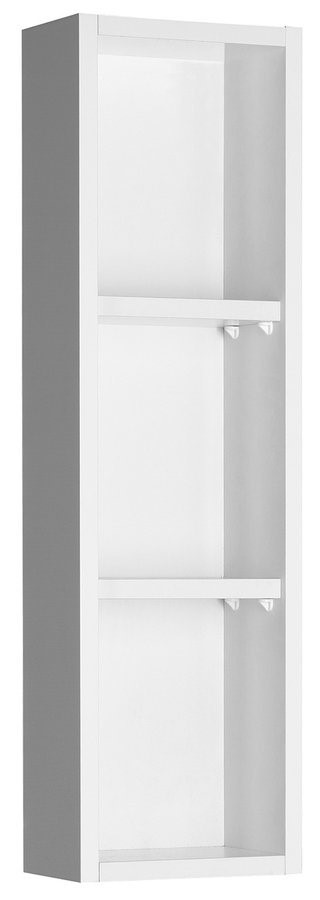 ZOJA policová skříňka k zrcadlu Korin, 20x70x12cm, bílá