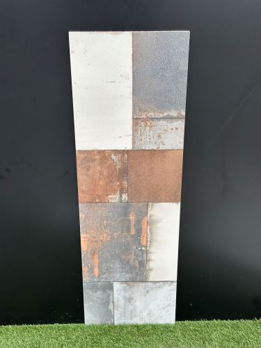 Obklad/dlažba Grespania Vulcano Golden Gate Dekor 31,5 x 100 cm, mat, rectifikovaná