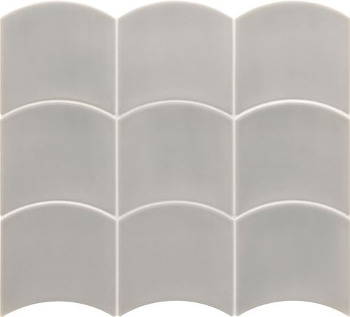 Obklad Wave EQ Grey Owl 12 x 12 x 0,9 cm, lesk