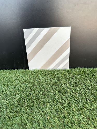 Dlažba Elios Deco Anthology Geo C Taupe 20x20 cm, hrubý povrch R10