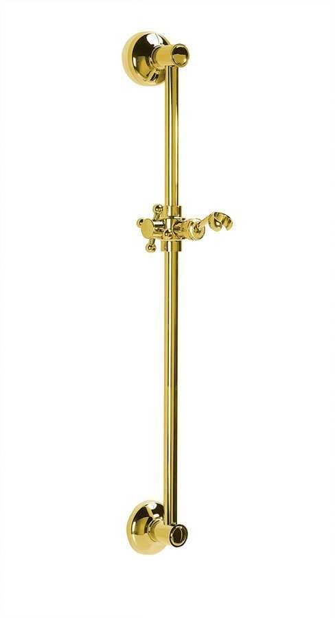 ANTEA sprchová tyč, posuvný držák, 570mm, zlato