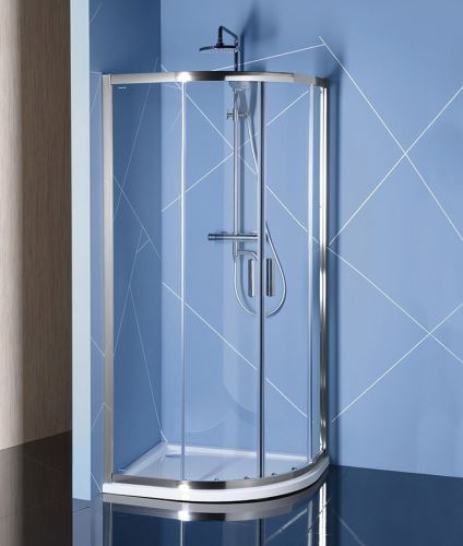 EASY LINE čtvrtkruhová sprchová zástěna 1200x900mm, L/R, čiré sklo