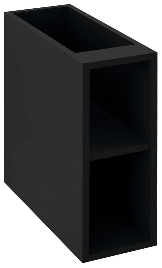 TREOS skříňka spodní policová 20x53x50,5cm, černá mat