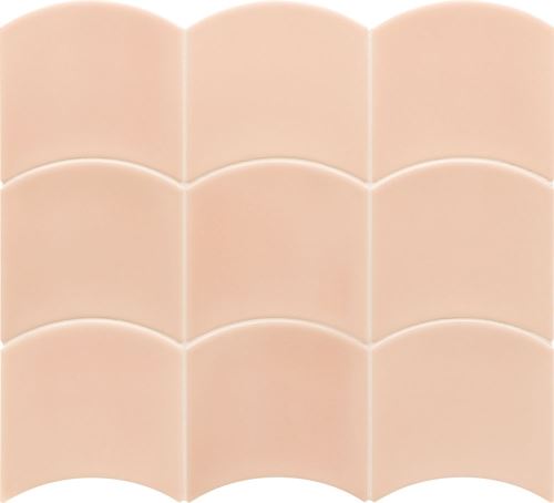 Obklad Wave EQ Primrose Pink 12 x 12 x 0,9 cm, lesk