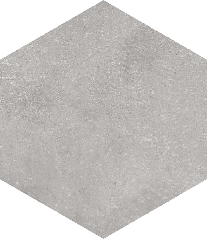 Dlažba Hexagono Cemento, 23x26,6cm, série Rift