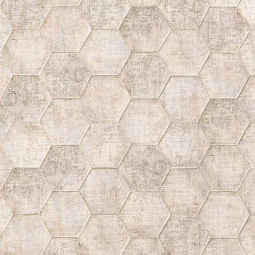 Obklad/dlažba Fabric Fossil Hex 18x20,5 cm, lesk