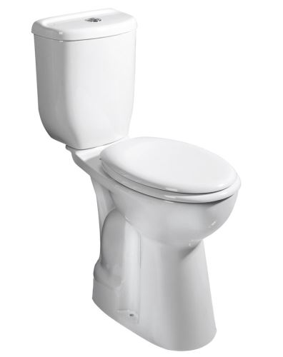 HANDICAP WC kombi zvýšený sedák, spodní odpad, bílá