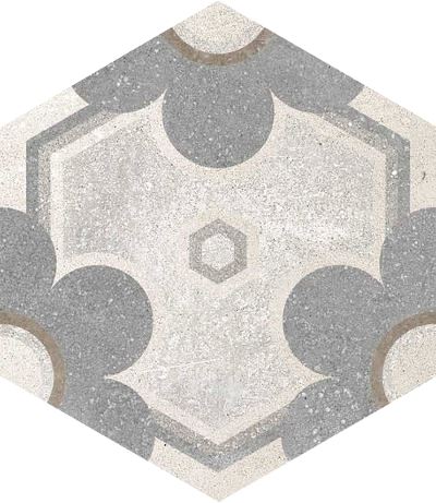 Dlažba Hexagono Yereban, 23x26,6cm, série Rift