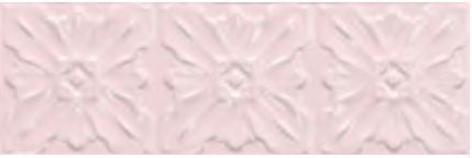 Obklad Intrigue Pink Deco10x30 cm, lesk