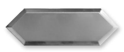 Obklad Cupidón Silver Base Bisel 10x30 cm, lesklý s fazetou