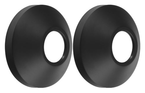 Rozeta G3/4", 68x25 mm, kónická, černá, pár