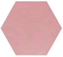 Dlažba Hexagon Colors Rosa 20x24 cm, mat