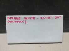 Obklad Mirage White 7,5x15cm, lesk