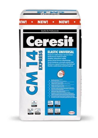 Rychleschnoucí zlepšené cementové lepidlo Ceresit CM14 Express, 25 kg